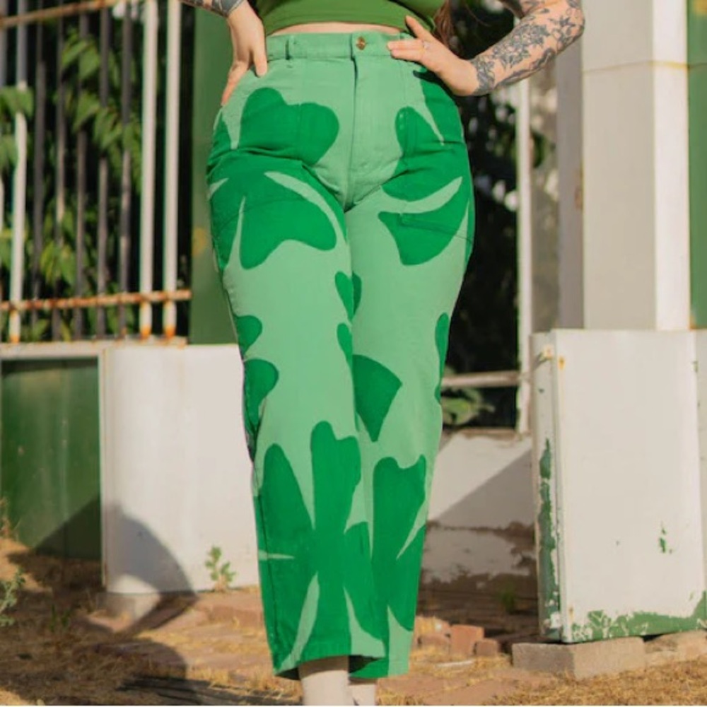 Big Bud Press Icon Work Pants- Clover